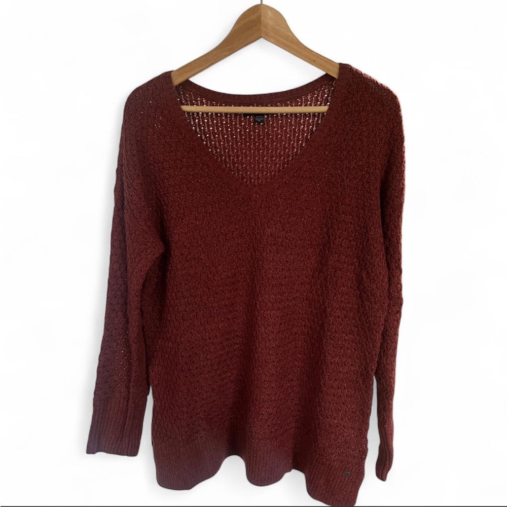 American Eagle Women's V-Neck Knit Sweater